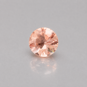 0.42 ct Natural Padparadscha Sapphire | Heated | Round Step Cut | Sri Lanka