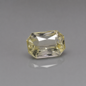 Natural Yellow Sapphire 1.15 Ct | Unheated Ceylon Rectangular Radiant Gemstone