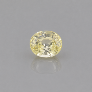 1.32ct  Unheated Yellow Sapphire| Oval Mixed Cut | Ceylon (Sri Lanka)
