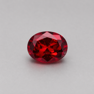 3.29 ct Natural Almandine Garnet | Oval Brilliant Cut | Vivid Red | Sri Lanka