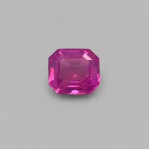 Natural Unheated Pink Sapphire 1.05 Carat | Ceylon Rectangle Step Cut Loupe Clean Loose Gemstone