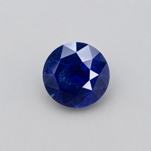 1.57 ct Natural Royal Blue Sapphire | Round Radiant Cut | Heated | Sri Lanka (Ceylon)