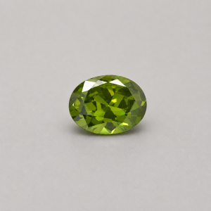 Natural Green Zircon 1.90 Carat | Untreated Sri Lankan Oval Brilliant Cut Loose Gemstone